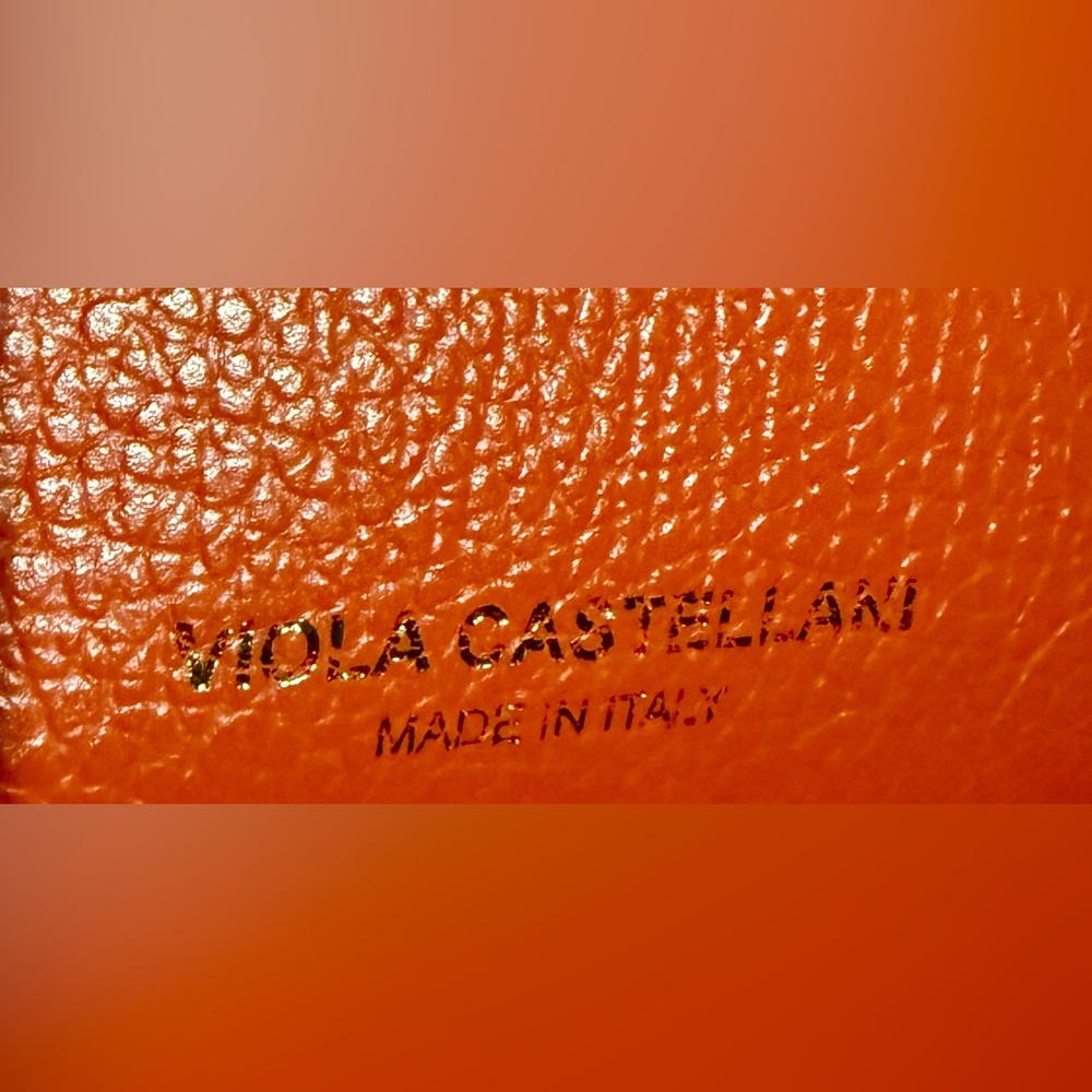 Viola Castellani Small Leather Crossbody Bag - Picture 6 of 16